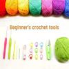 Beginner Crochet & Knitting Hook Tool Set - Starter Kit for Learning & Crafting