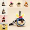Keychain Puppy Bee Cute Cartoon Girl Decorative Backpack Hanging Plush Gift Doll