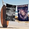 Charismatic Rock Band E-Europe Bath Towel Microfiber Soft Water Absorbing Breathable For Girl Kids Decorative Beach Towel