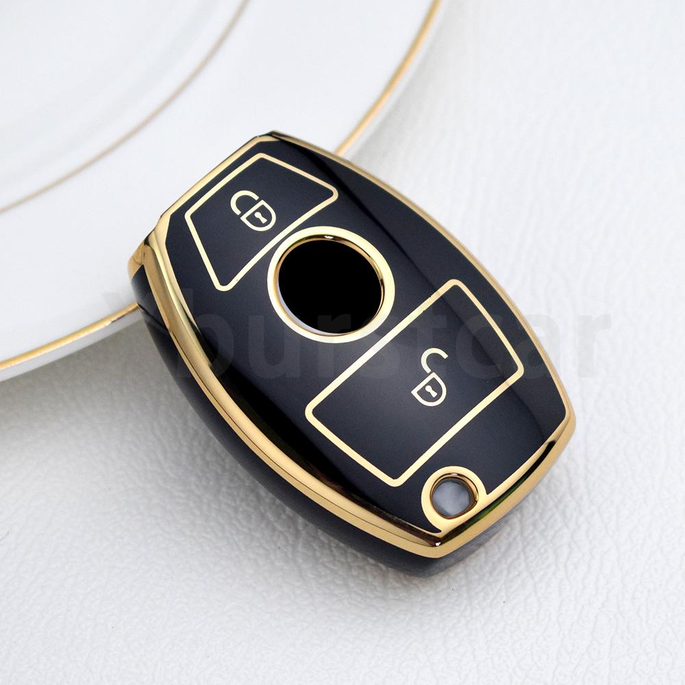 Soft Tpu Car Key Fob Case Cover For Mercedes Benz E C G M R S Class W204 W212 W176 Glc Cla Gla Amg Shell Protector Accessories