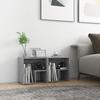 VidaXL Bedside Tables 2 Pcs Concrete Grey 40x30x40 Cm Chipboard.