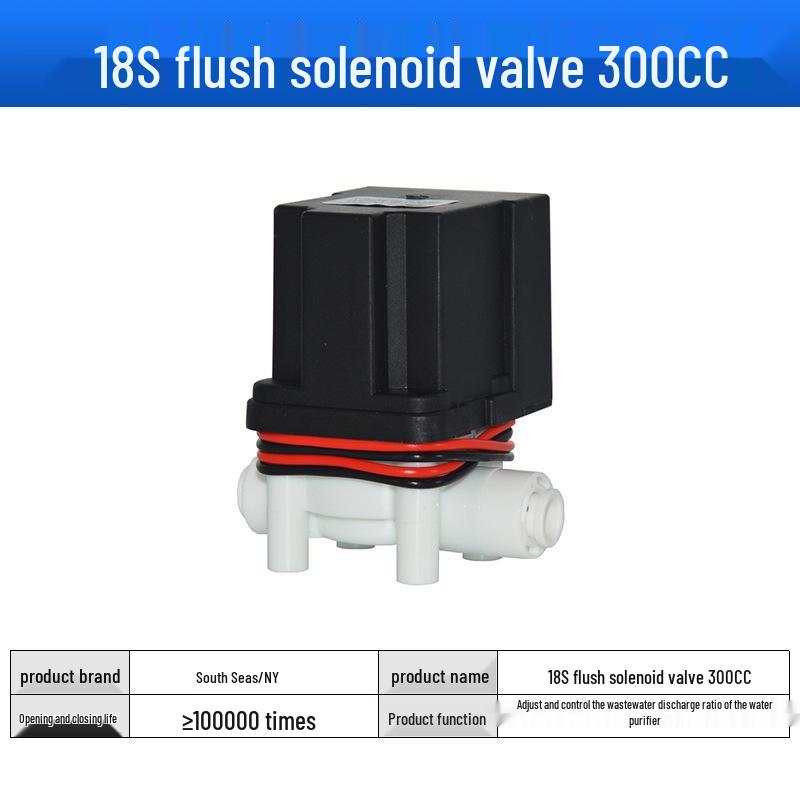 Univerzální 2/3cestný solenoidový ventil pro přívod vody a splachovací ventil odpadní vody pro čističky