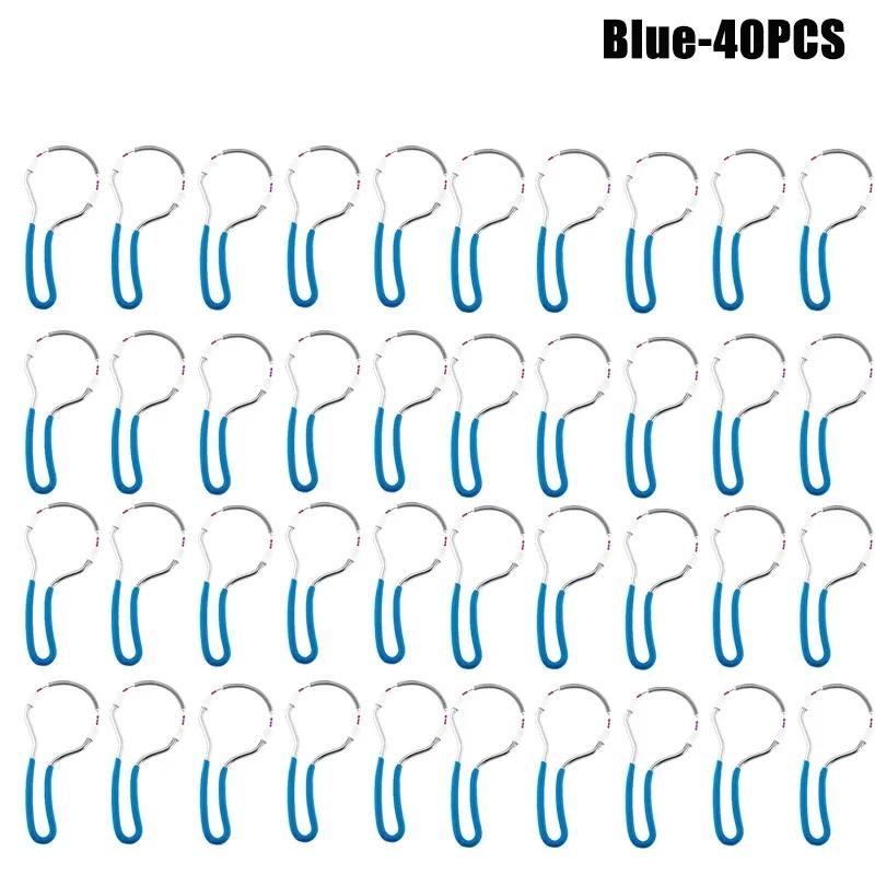 1-80 Stück Gesichtshaarentferner Fadenepilierer Gesichtsepilierer Schmerzloser Lippen Kinn Nacken Haarentferner Feder Gesichts-Schönheitswerkzeuge für Frauen
