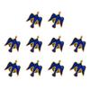 Pack of 10 Elegant Doves Brooch Pin Small Doves Brooch Stylish Clothing Pin Fashion Clothing Accessory for Man and Women