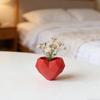 Unique 3D Printed Heart Shape Vases With Geometric Design Perfect For Valentines Day Gift And Home Decors