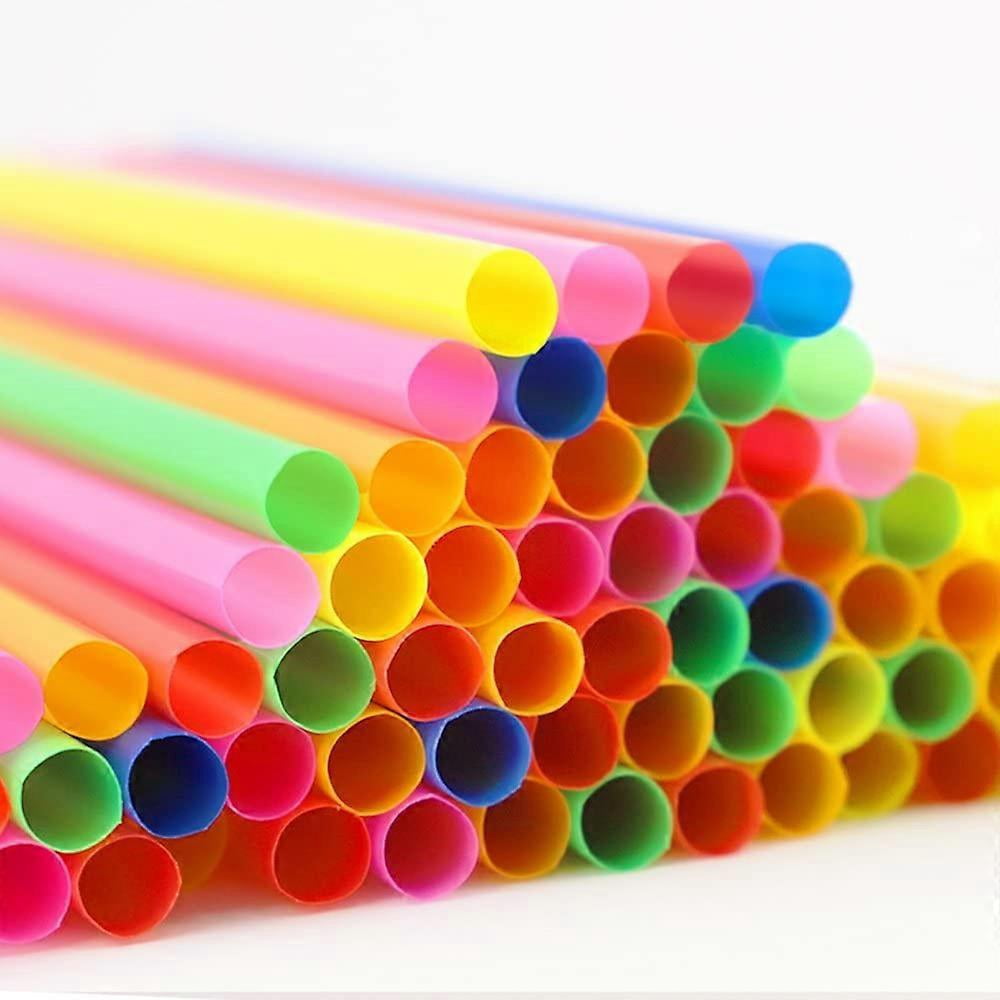 10.3-inch Multi-colored Extended and Widened Thick Straw (for Smoothies) Colored 300PCS