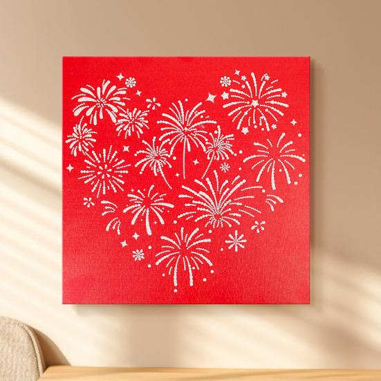 Gör-det-själv pärlmålningskit för vuxna nybörjare 3D pärlkonst pysselkit Plastpärlor Förtryckt duk Verktyg för heminredning Välkomstpresent