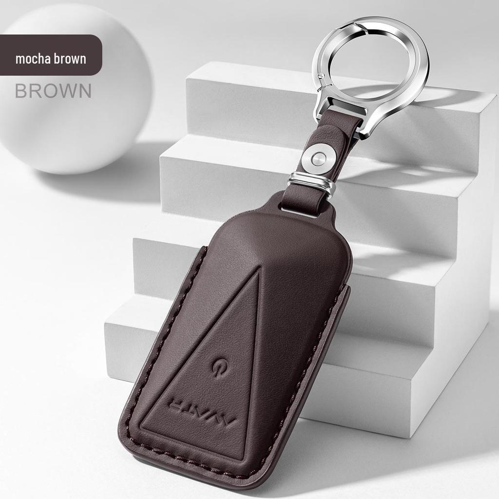 Anti-Scratch Genuine Leather Key Case for Avatr 07/06, 12, and 11 Cars