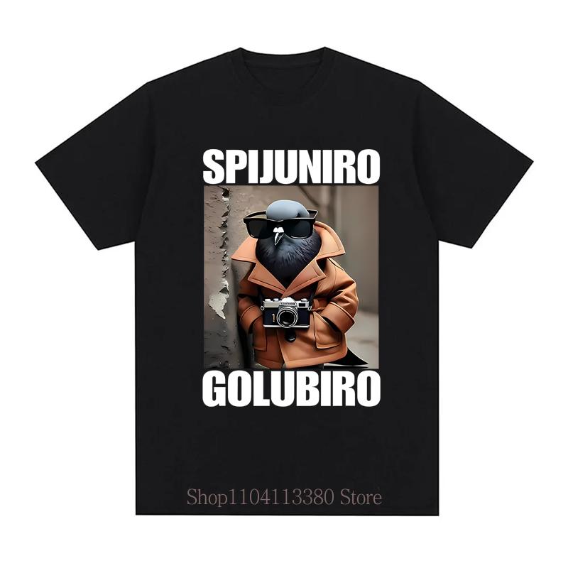 Funny Pigeon Graphic Print Tshirts for Unisex Women Summer Fashion Casual Loose Streetwear Tops Crew Neck Short Sleeve Tshirts