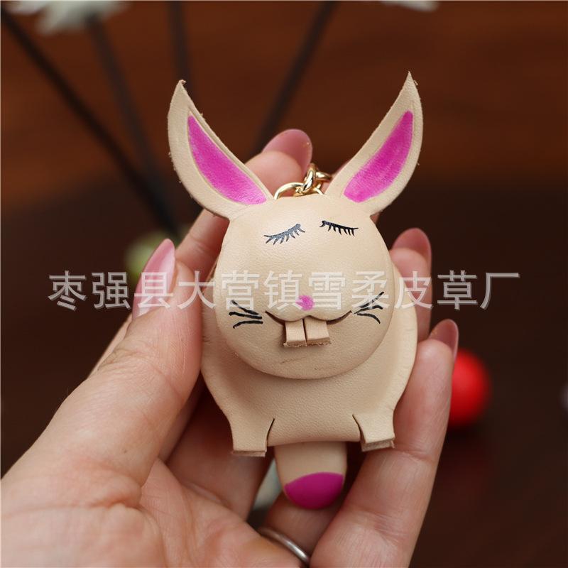 Leather Rope Model, First Layer Cowhide, Twelve Zodiac Signs, Small Mouse, Cow, Tiger, Rabbit, Dragon, Snake, Horse, Sheep, Dog, Pig, Cute Bag Pendant