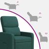 Recliner Dark Green Polyester