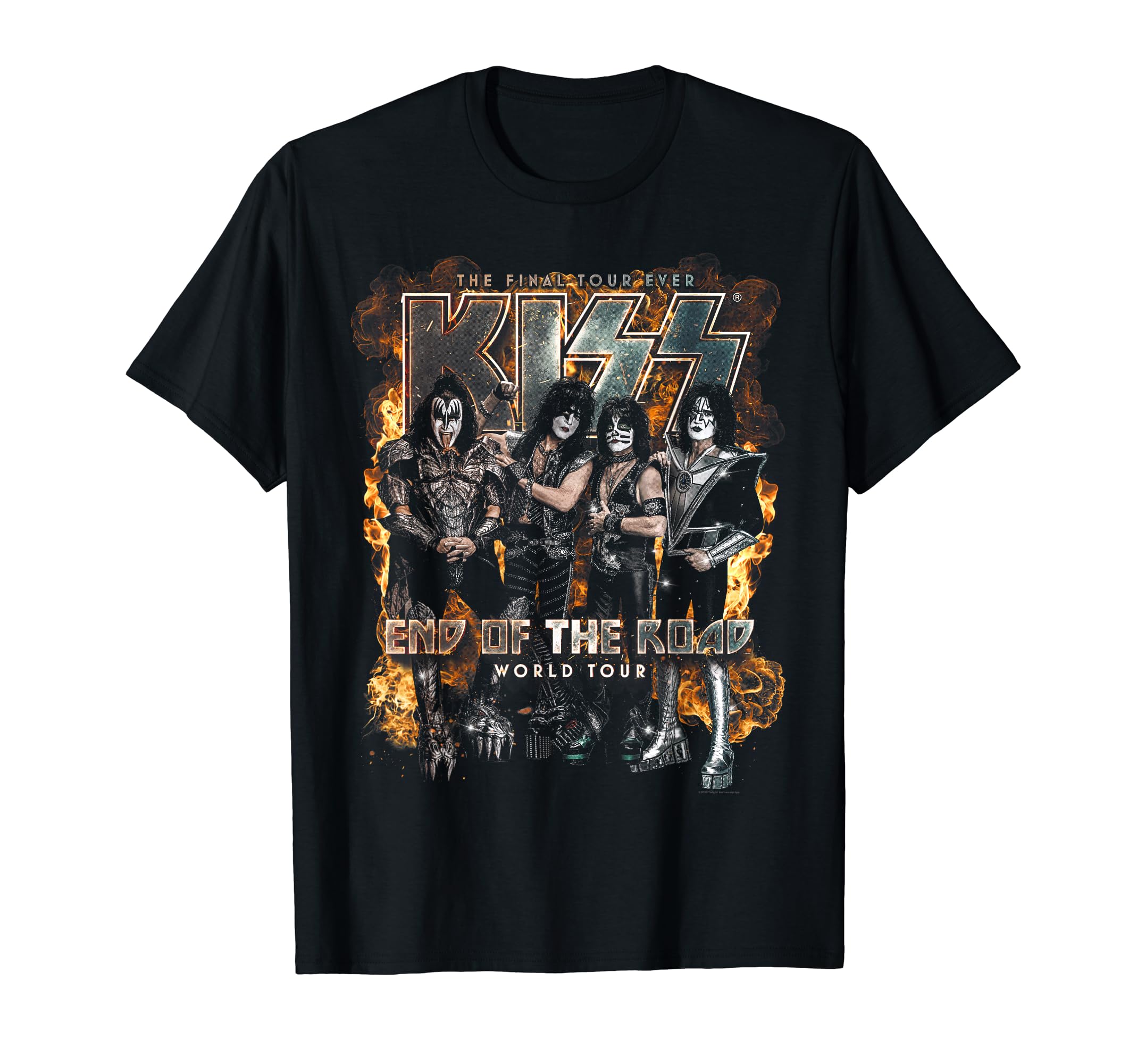 

Футболка KISS-End, що відбулася в Дорожньому турі чорний
