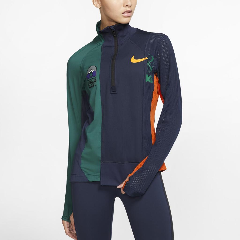 Nike X Sacai NRG Spliced High Neck Sports Jacket Women Tops CD6308-451