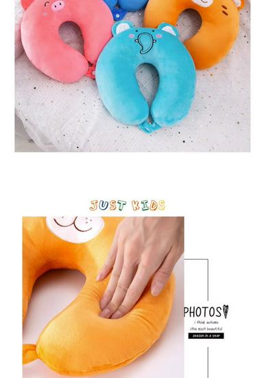 Animal Cartoon U-shaped Pillow - Cute Souvenir Gift for Kindergarten or Birthday