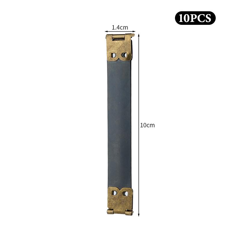 Lotto da 10 Pezzi Telaio Interno Flessibile in Metallo per Portamonete Chiusura a Bacio Automatico Accessori Borsa Fai da Te 8-12cm Clip Metallica Flessibile per Portamonete Portafoglio
