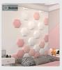 1PC25x28cm Anticollision Hexagonal Headboard Bed Soft Bag Set Wall Sticker Tatami Decor Aesthetic Home Decoration