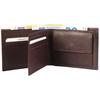 Wallet - EXCELLANC - Wissam - Genuine Leather - Horizontal Format - Brown