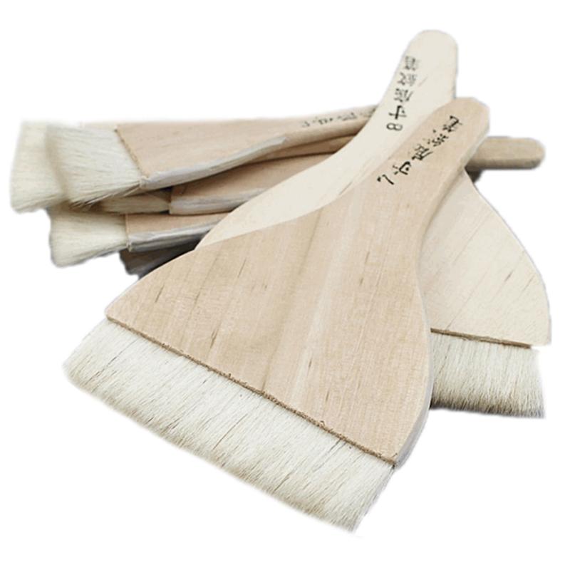 Goat Hair Paint Brushes Smooth Sanding For Wall Watercolor Acrylic Oil Painting