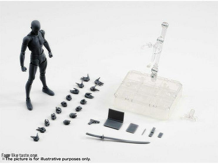 SHF Gray DX 2.0 Articulated Figures: Basic Male & Female by Takarai Rihito & Yabuki Kentaro