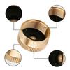 Portable Brass Propane Canister Cover Propane Tank Caps Durable Lid Cylinder Seal Brass Material Great for 1lb Cylinders