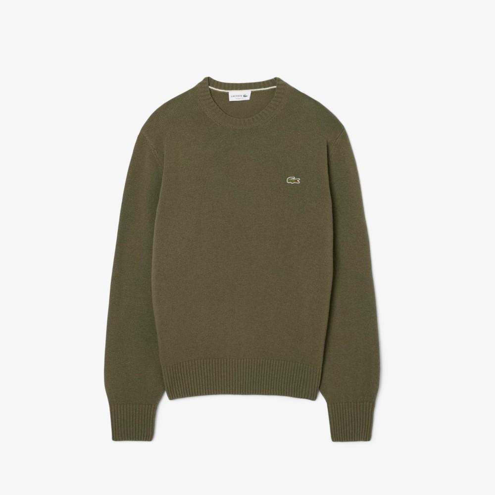 Lacoste Men's Worsted Crew Neck Sweater AH2916-55NE9F