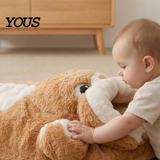 Indoor Outdoor Schlafsack Plüsch Kaninchen Umschlagtasche, Schlappohr Hase Schlummer für Kinder, Gemütliche Winter Tier Nickerchen Matte Sack Zuhause Reise Kindheit