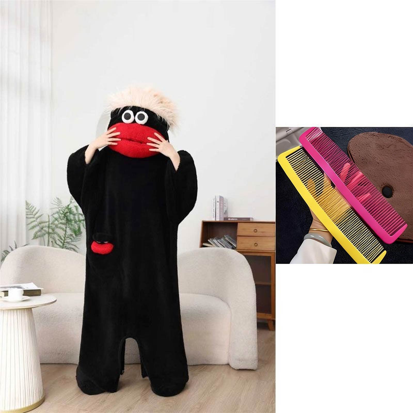 Cute Cartoon Funny Matching Couple Pajamas  For Adults And Youth XL