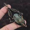 Moss Prehnite Pendant Copper Wire Wrapped Pendant Moss Prehnite Jewelry Gemstone Pendant For Women Copper Wire Wrap Jewelry Handmade Pendant