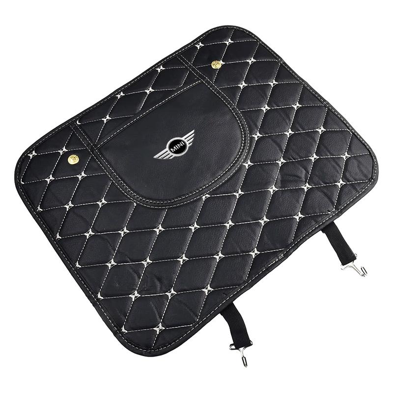 Car Anti-kick Pad Interior Pu Leather Auto Seat Back Protector Pads For Mini Cooper One S Clubman R50 R53 R56 R60 F55 F56 R57 R58 R59