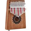 Sonic Energy Electric Kalimba Sound Hole Pickup Mahogany 17 Keys C Major Scale PKL1708H Case Bag Cloth Tuning Hammer Included