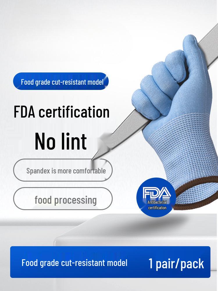 Level 9 Cut-Resistant Gloves: Cut, Puncture, Wear-Resistant; Breathable Non-Slip Protection for Work, Fish Cleaning, Beachcombing, and Kitchen Use.