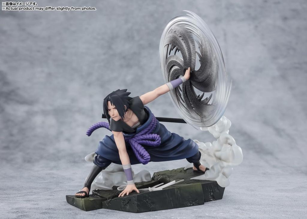 Figuarts ZERO [Super Fierce Battle] Naruto Shippuden Uchiha Sasuke - Mangekyo Sharingan Light and Darkness - Approximately 200mm ABS & PVC P
