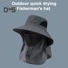 Wide Brim Bucket Hat UPF 50+ UV Protection Sun Hat Summer Outdoor Fishing Visor Hat with Neck Flap And Face Guard for Camping Hiking Gardening