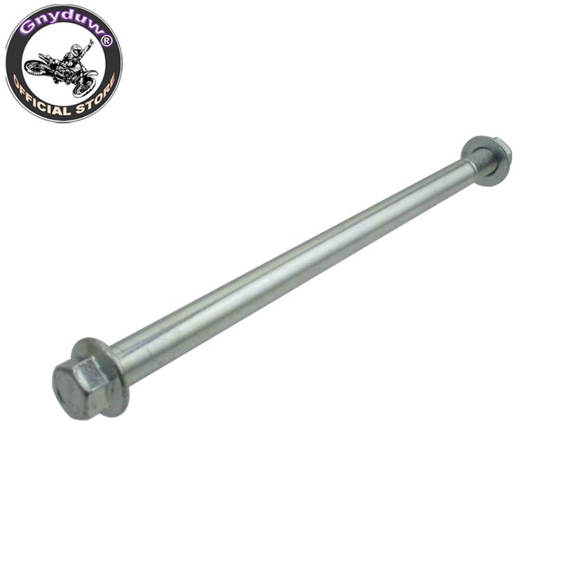 Gnyduw Durable 12mm 225mm Wheel Axle For 50cc 70cc 90cc 110cc 125cc Pit Dirt Bikes Scooters Moped Motorcycle Parts