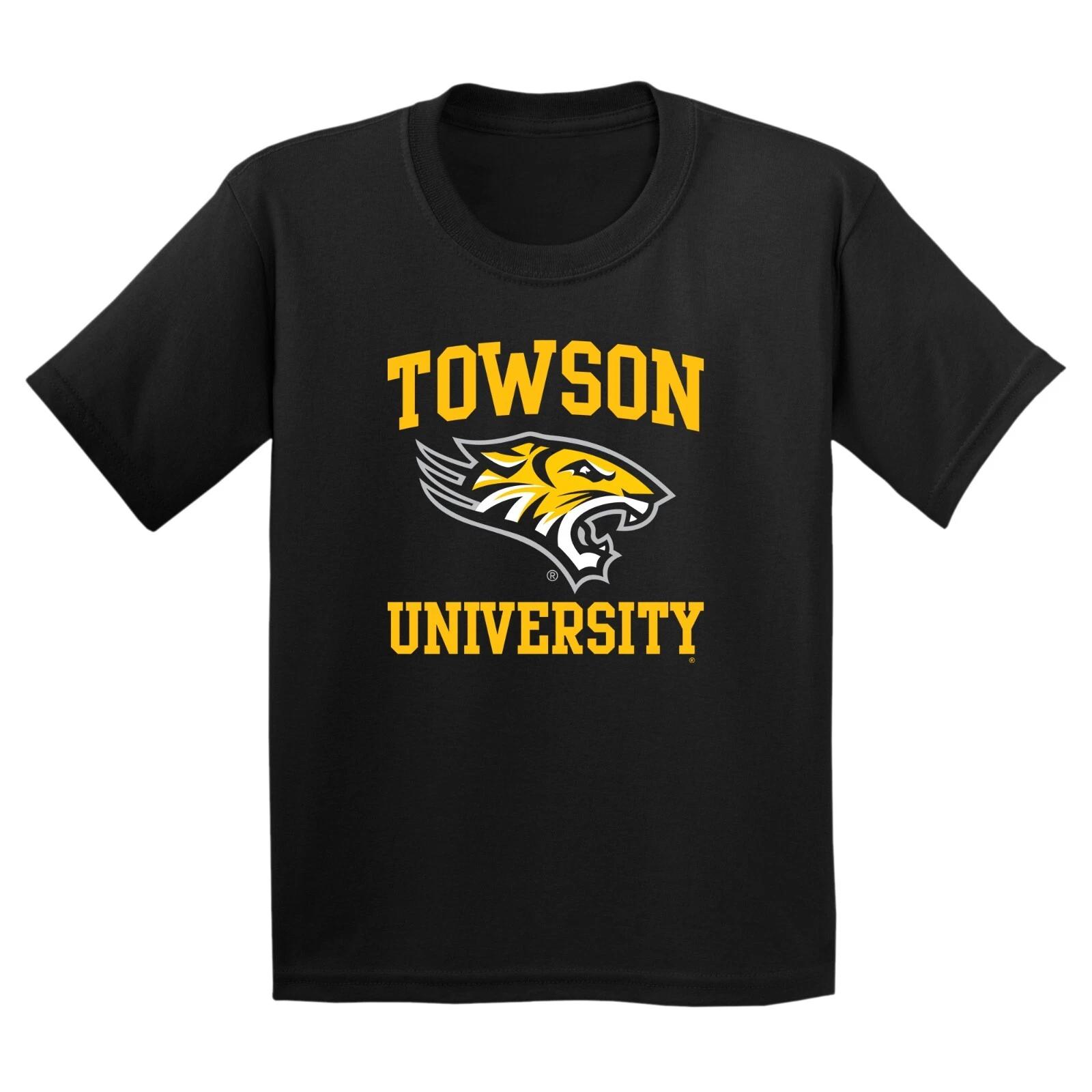 Детская футболка Towson Tigers с логотипом-аркой - Черная 2XL