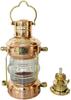 14" Anchor Oil Lamp Brass & Copper Nautical Maritime Ship Lantern Boat Light