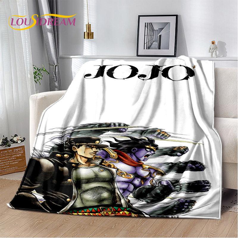 jojo's Bizarre Adventure Anime Soft Plush Blanket,Flannel Blanket Throw Blanket for Living Room Bedroom Bed Sofa Picnic Cover 3D