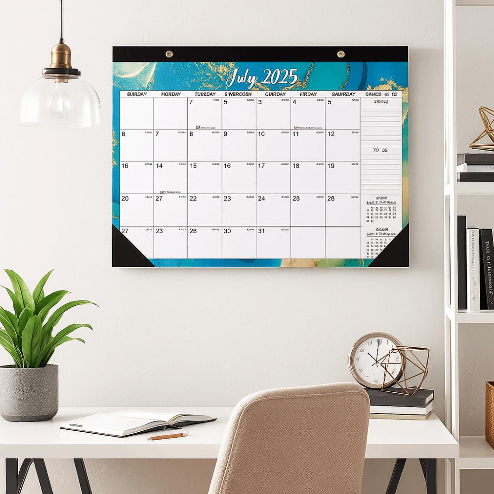 Spacious Hanging Calendar Creative Monthly Planner Calendar 18-Month Calendar  Family Planning