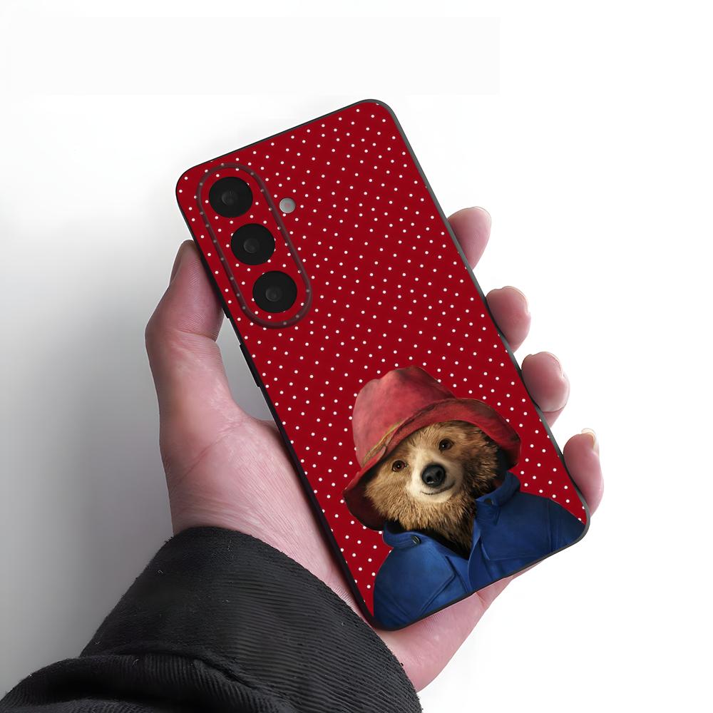 Paddington Bear Phone Case For Samsung A25 A13 A33 5G A54 A36 A35 A56 A52 A14 Shockproof Soft Cover
