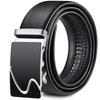 Men'S Belt Automatic Buckle Imitation Leather Belt Belt For Men'S Trendy Temu Xiyin