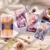 Genuine Fantasy Colors Tarot 12x7cm Large Size Rider Waite Deck PDF Guide Divination Prophecy Beginner Card Game Fortune Telling