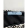 PRADA Black x White Tweet Mini Skirt skirt 38 Black WhiteUsed