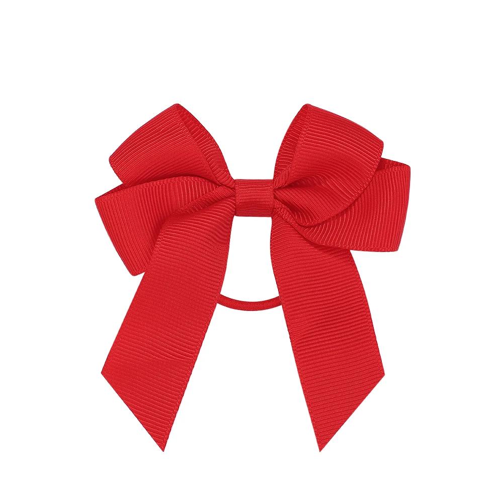 

2pcs Sweet Hair Ribbon Hair Band for Girls Toddler Cheer Bows Head Rope Kids Headwear Double Ponytail Support Hair Accessories 2pcs