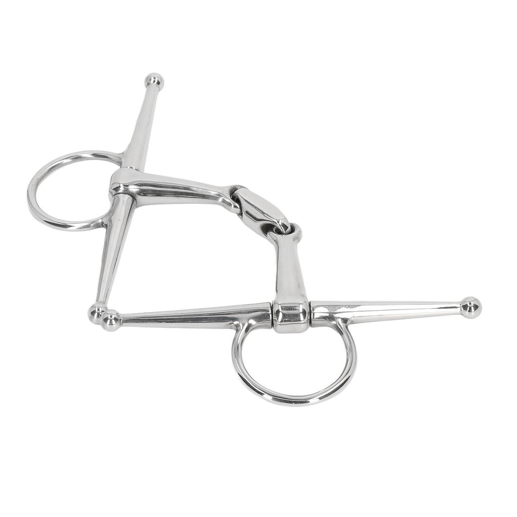 135mm Horse Mouth Bit Stainless Steel Horse Cheek Snaffle for Cultivation Outdoor Gift