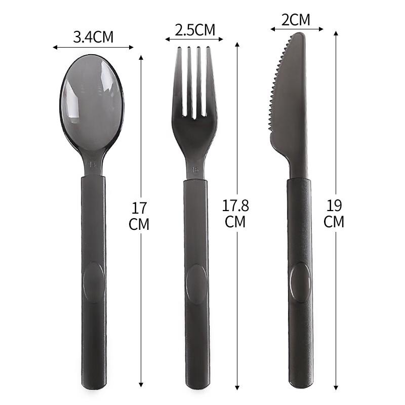COFLYEE Disposable American Style Plastic Cutlery