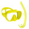 Rahmenlose Tauchmaske Schnorchelset Geringes Innenvolumen Reines Weiches Silikon Schwimmtraining Tauchbrille Verstellbar