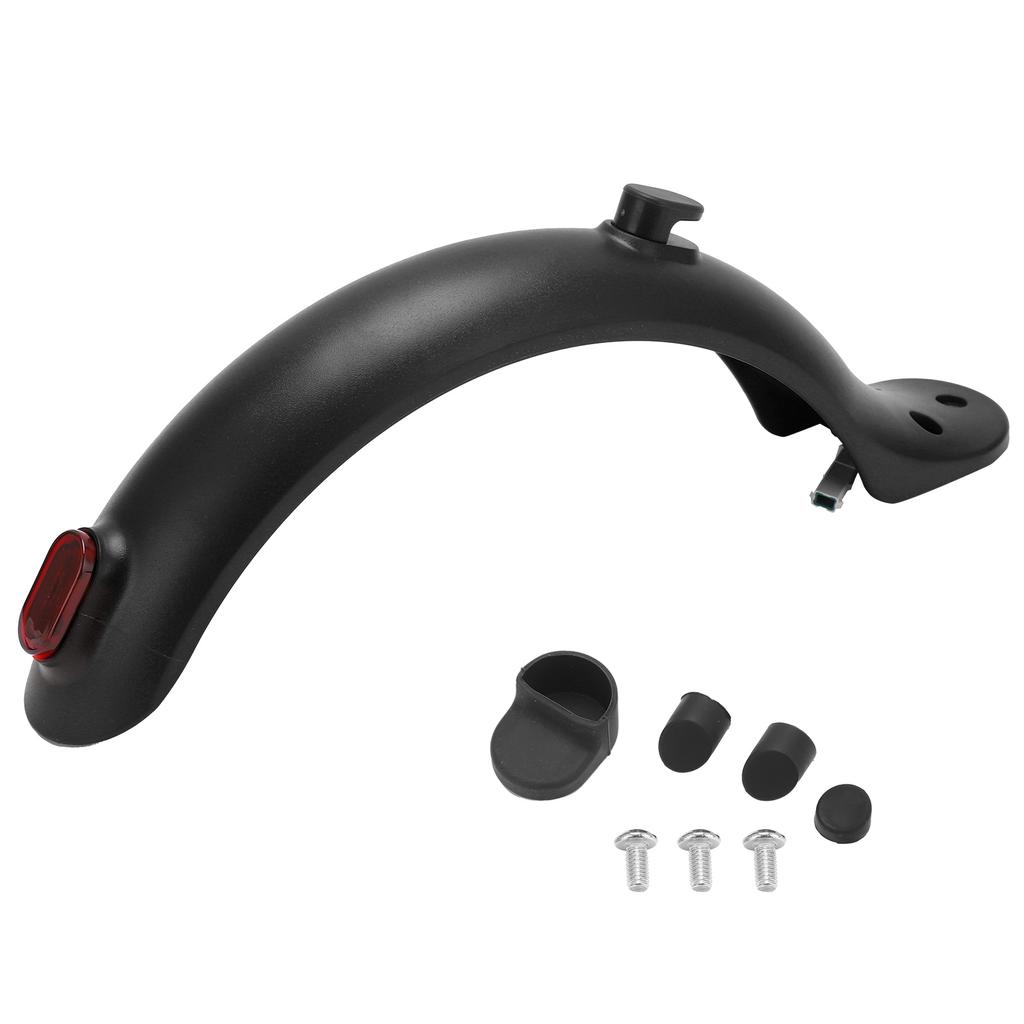 Electric Scooter Rear Fender Mugguard with Hook and Taillight for Xiaomi Mijia M365