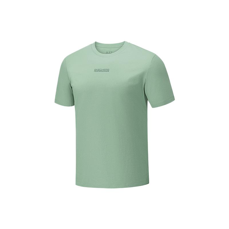 Skechers Plain Simple Fitted T-Shirt Men tops P226M142-0473 M