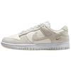 Dunk Low SE Sail White Metallic Silver Women Sneakers Grey White-Metallic-Silver-Vast-Grey IO4244-105