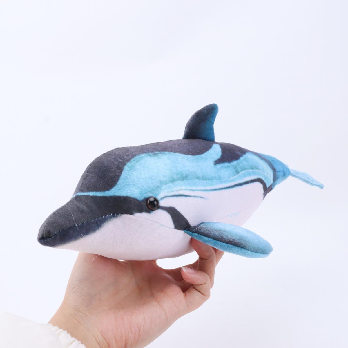 

Dolphin Plush Toy Cute Realistic Dolphin Stuffed Animal Toy Marine Organism Plush Ocean Series Toy Home Decoration Unique Gift 33cm